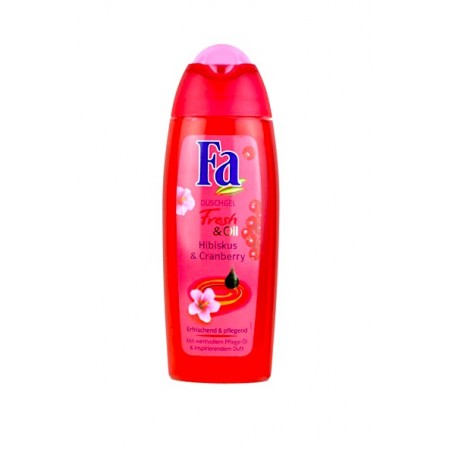 Fa Fresh & Oil Hibiscus & Cranberry Shower Gel 250 ml / 8.3 fl oz