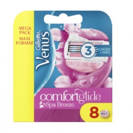 Gillette Venus Comfortglide Spa Breeze Razor Blades (8 Pack)