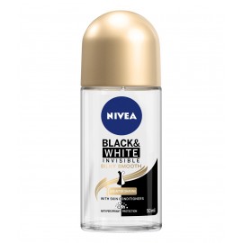 Nivea Black & White Invisible Silky Smooth Anti-Perspirant Roll-On 50 ml / 1.7 fl oz