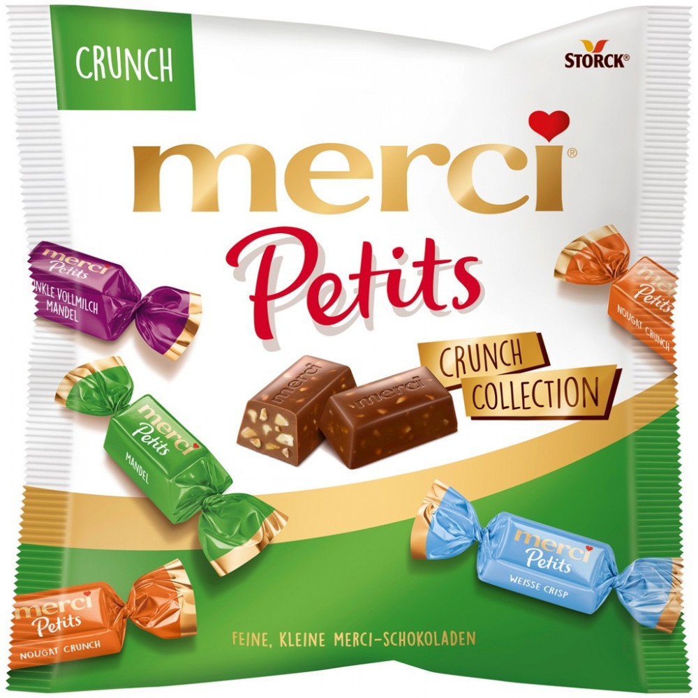 Storck Merci Petits Crunch Collection 125 g / 4.2 oz