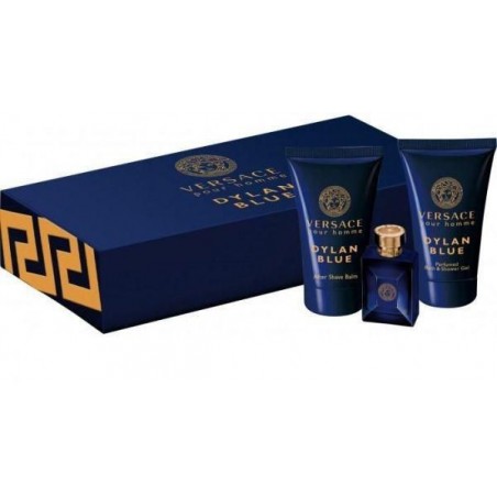 Versace Pour Homme Dylan Blue Eau De Toilette 5 ml / 0.17 fl oz + Shower Gel 25 ml + After Shave Balm 25 ml