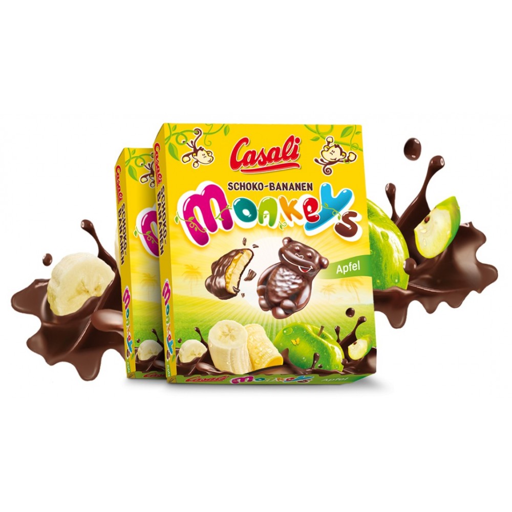 Casali Chocolate Banana Monkeys 140 g / 4.7 oz
