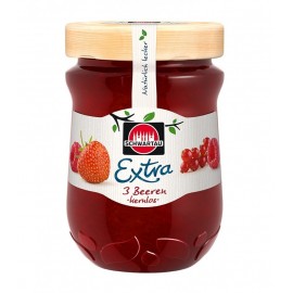Schwartau Extra 3 Berries Seedless 340 g / 11.3 oz