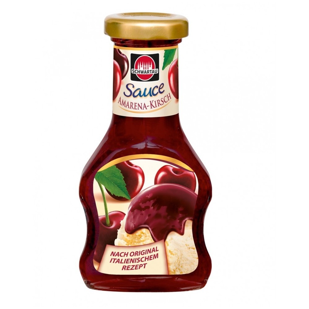 Schwartau Sauce Amarena Cherry 125 ml / 4.2 fl oz