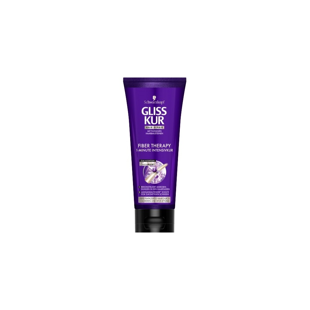 Schwarzkopf Gliss Kur Fiber Therapy 1-Minute Intensive Care 250 ml / 8.4 fl oz