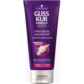 Schwarzkopf Gliss Kur Hyaluron + Hair Filler 1-Minute Intensive Treatment 200 ml / 6.8 fl oz